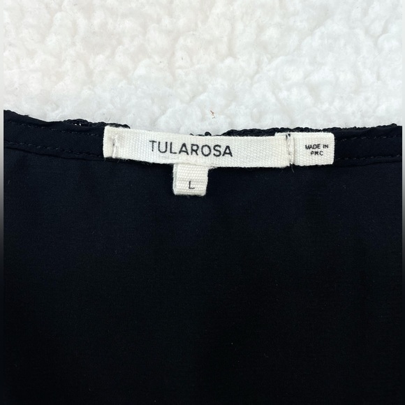 (NWOT) TULAROSA • Coal Lace Mini Dress in Onyx - Picture 13 of 16